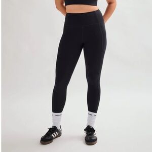 🌻NEW w/tags Girlfriend Collective Black Compressive High Rise Capri Leggings L